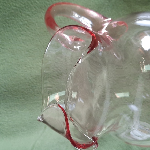 Vintage Depression Glass Light Pink Pitcher - Picture 7 of 7